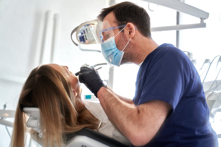 Restorative dental treatment at Tidewater Family Dentistry